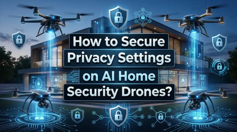 How to Secure Privacy Settings on AI Home Security Drones?