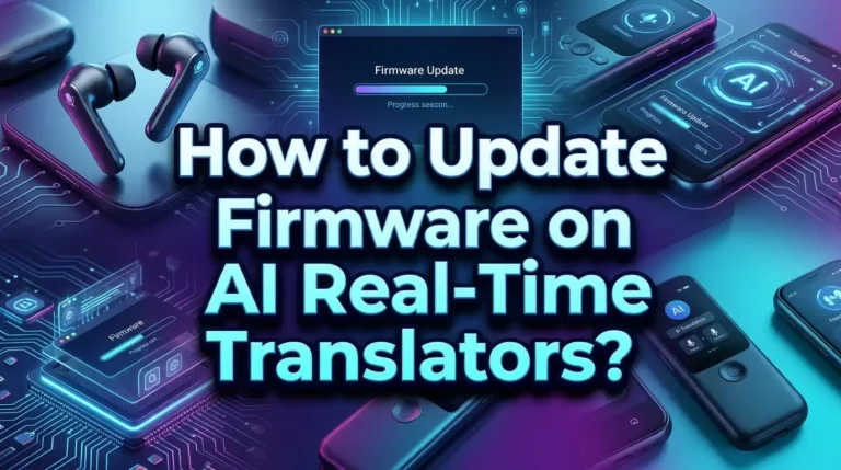 How to Update Firmware on AI Real Time Translators?