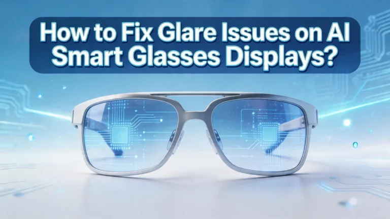How to Fix Glare Issues on AI Smart Glasses Displays?