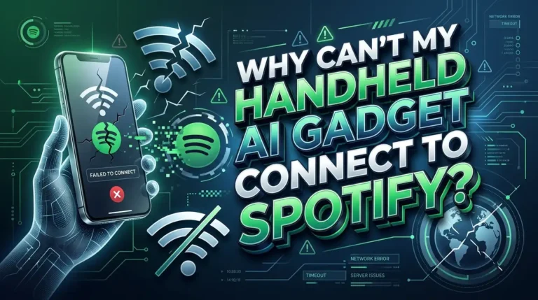 Why Can’t My Handheld AI Gadget Connect to Spotify?
