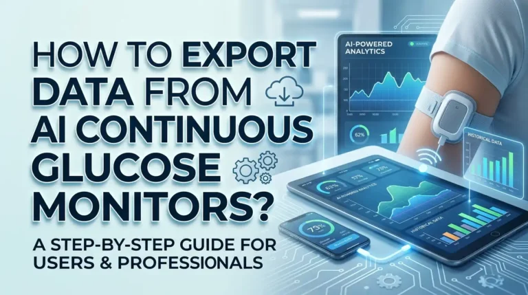 How to Export Data From AI Continuous Glucose Monitors?