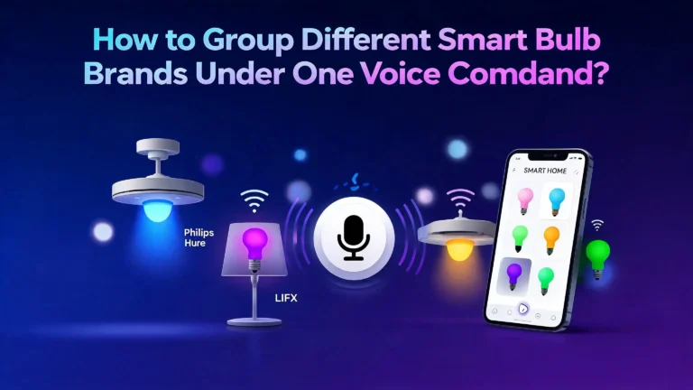 How to Group Different Smart Bulb Brands Under One Voice Command?