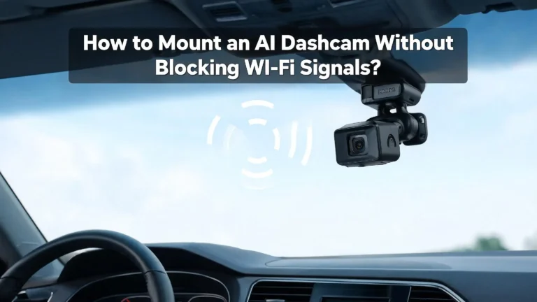 How to Mount an AI Dashcam Without Blocking Wi-Fi Signals?