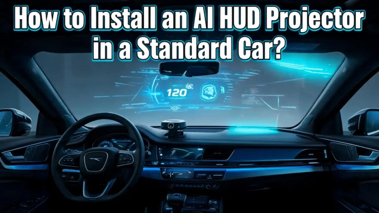 How to Install an AI HUD Projector in Your Standard Car?