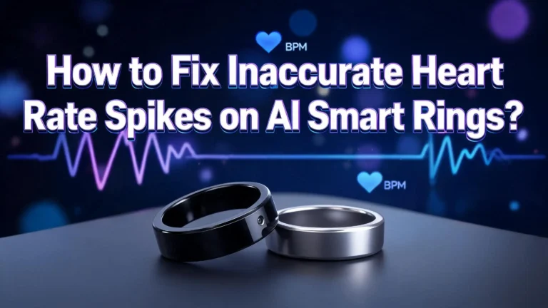 How to Fix Inaccurate Heart Rate Spikes on AI Smart Rings?