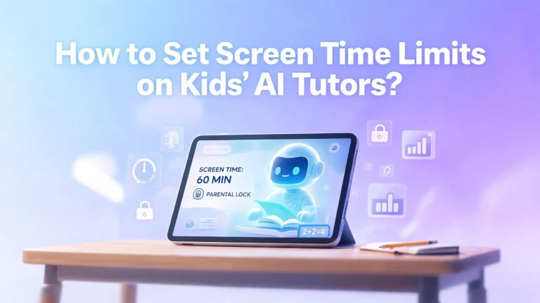 How to Set Screen Time Limits on Kids’ AI Tutors?
