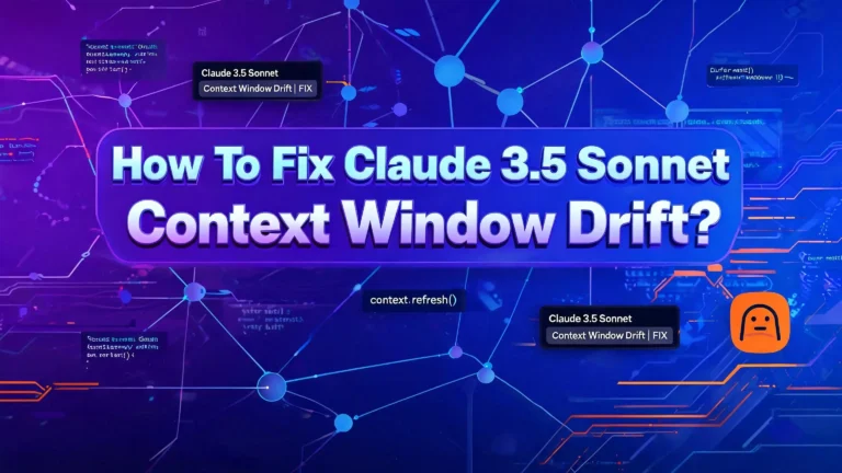 How To Fix Claude 3.5 Sonnet Context Window Drift?
