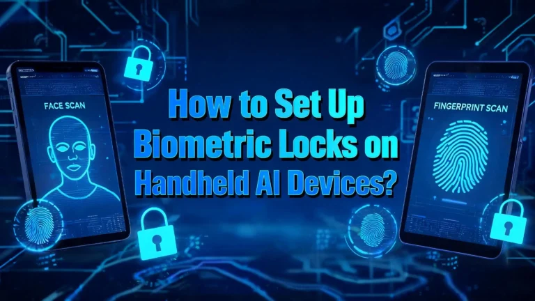 How to Set Up Biometric Locks on Handheld AI Devices?