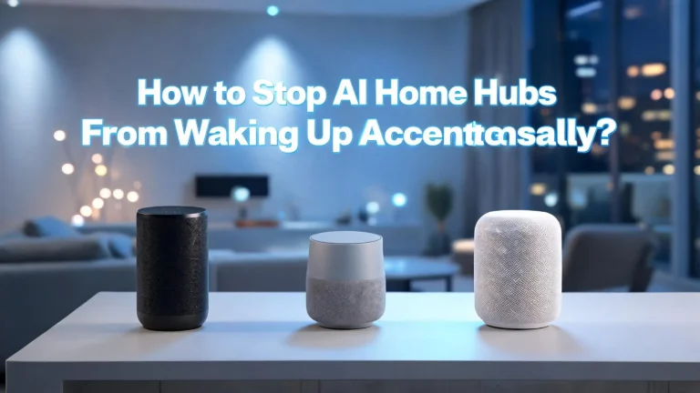 How to Stop AI Home Hubs From Waking Up Accidentally?