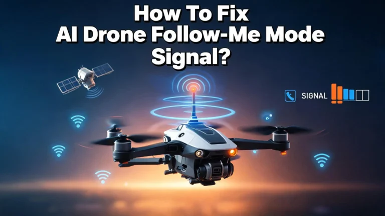 How To Fix AI Drone Follow Me Mode Signal?