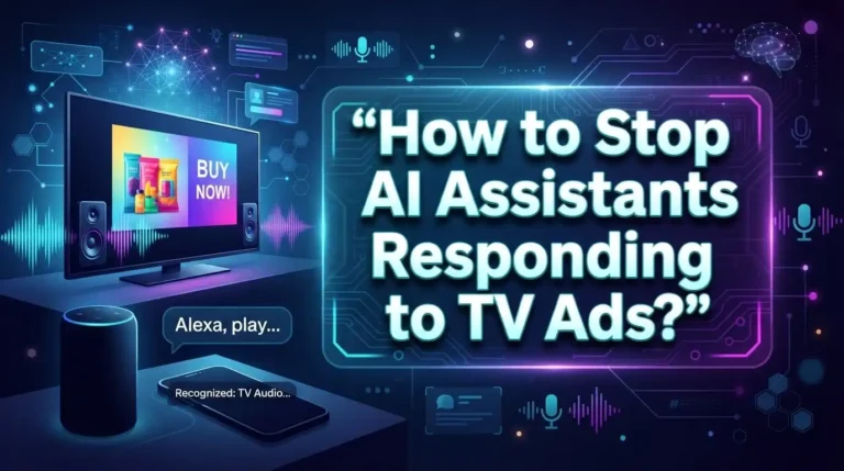 How to Stop AI Assistants Responding to TV Ads?