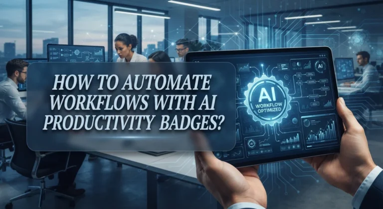 How to Automate Workflows With AI Productivity Badges?