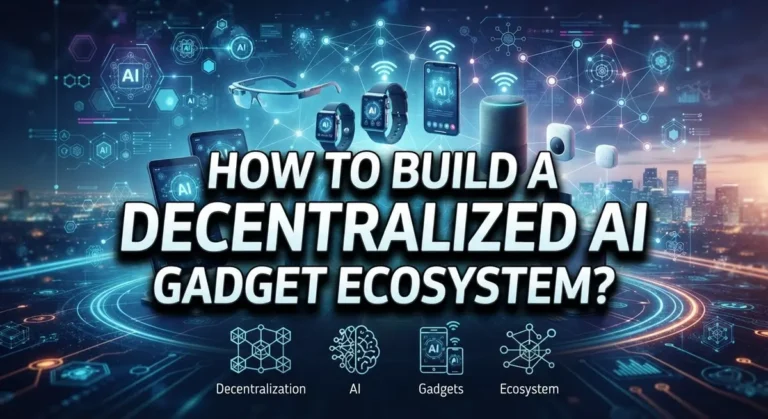 How to Build a Decentralized AI Gadget Ecosystem?