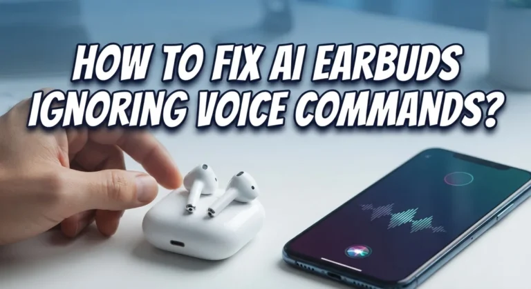 How to Fix AI Earbuds Ignoring Voice Commands?