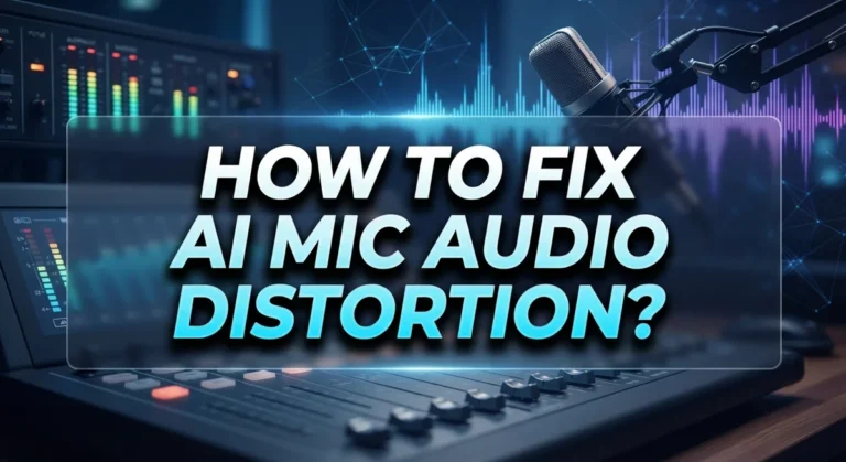 How To Fix AI Mic Audio Distortion?