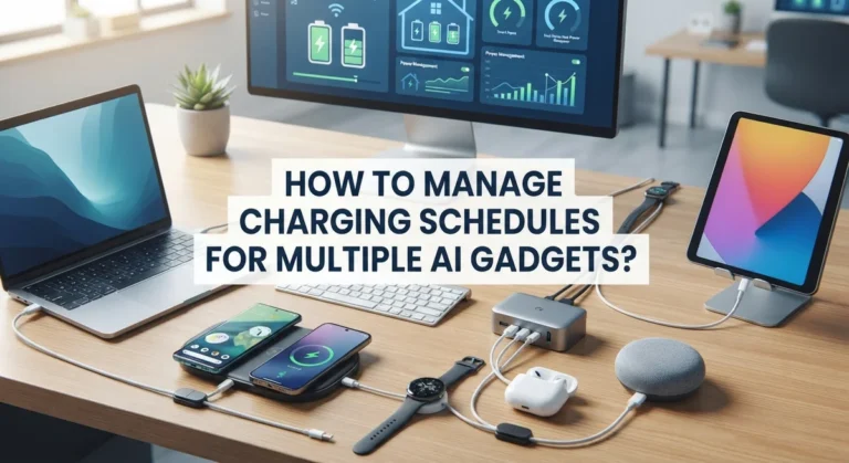 How to Manage Charging Schedules for Multiple AI Gadgets?