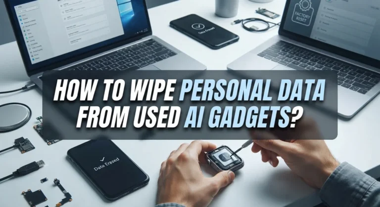 How to Wipe Personal Data From Used AI Gadgets?