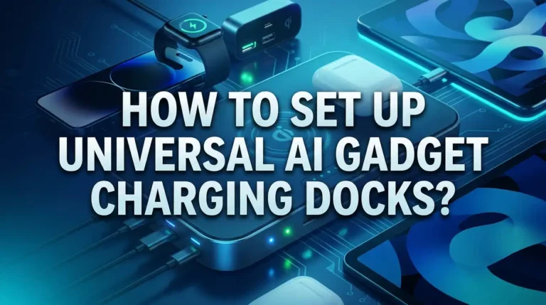 How to Set Up Universal AI Gadget Charging Docks?