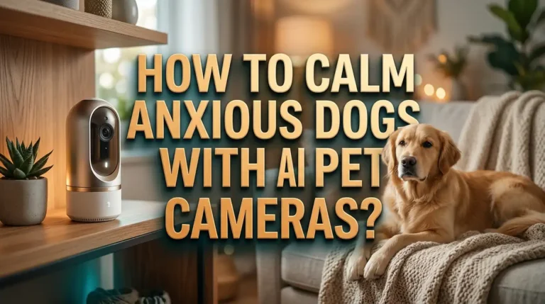 How to Calm Anxious Dogs With AI Pet Cameras?